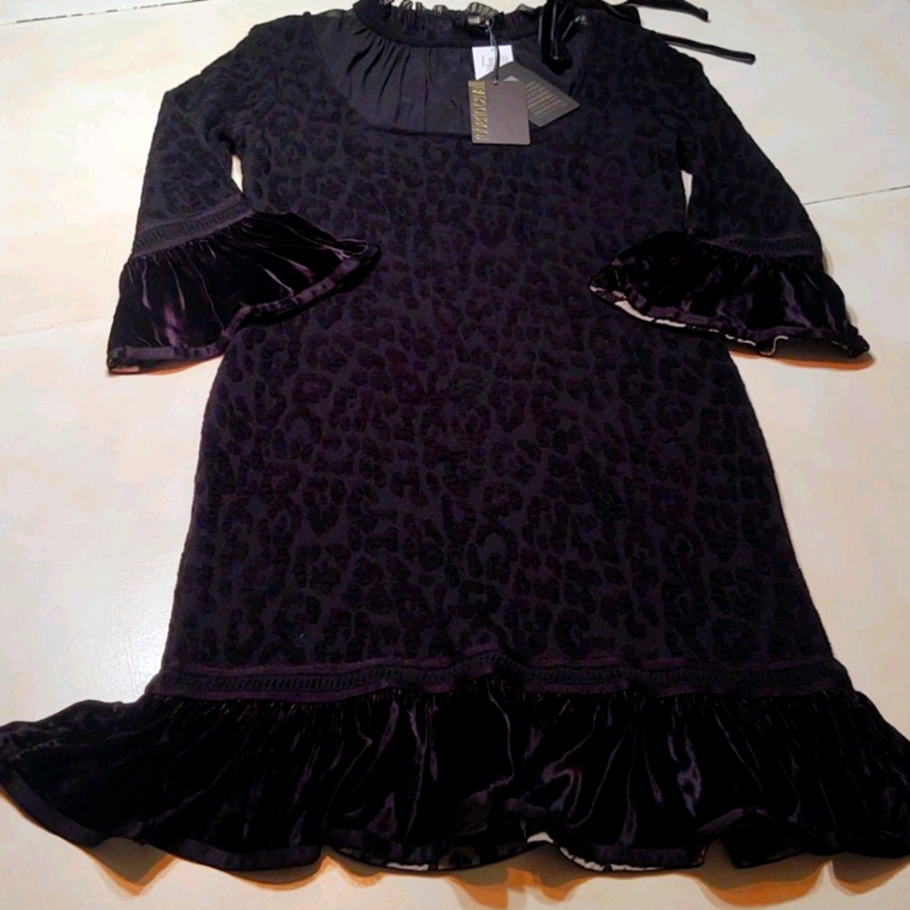 Robert Cavalli Tonal Layered Bell Dress - Picture 5 of 15
